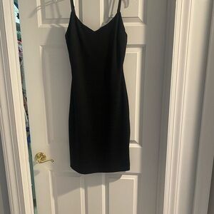 Bar III Black Mini Dress with Spaghetti Straps